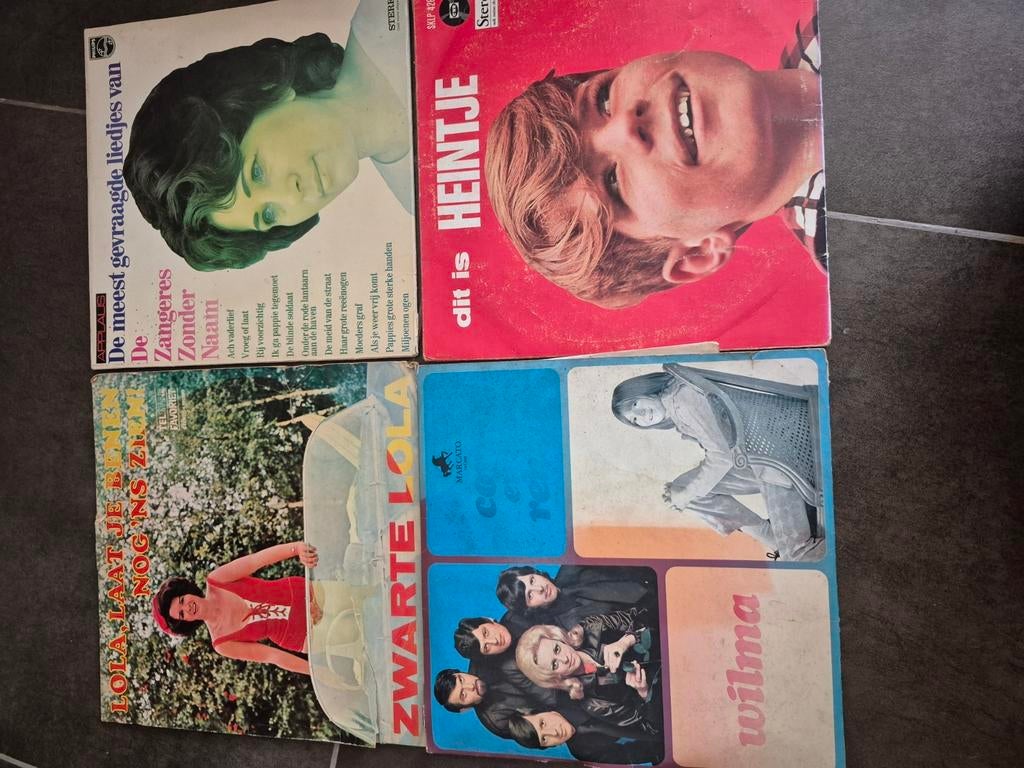 Lot grote en kleine vinyl, Ophalen, Gebruikt