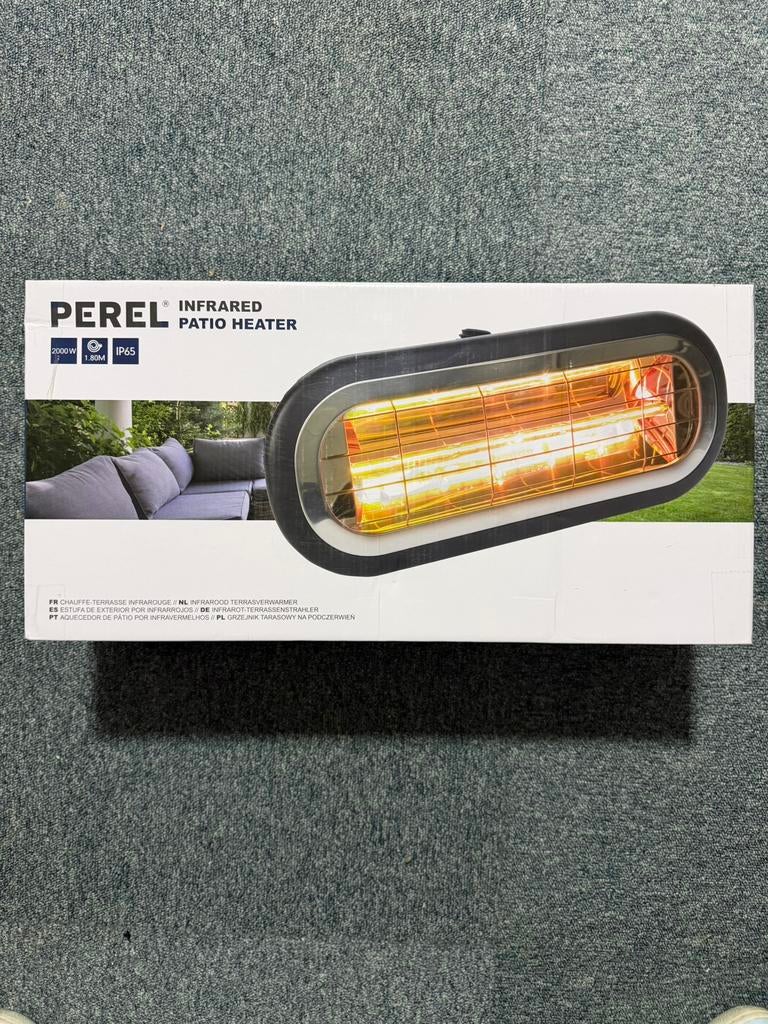 PEREL Infrarood Terrasverwarmer, Ophalen, Nieuw, Elektrisch