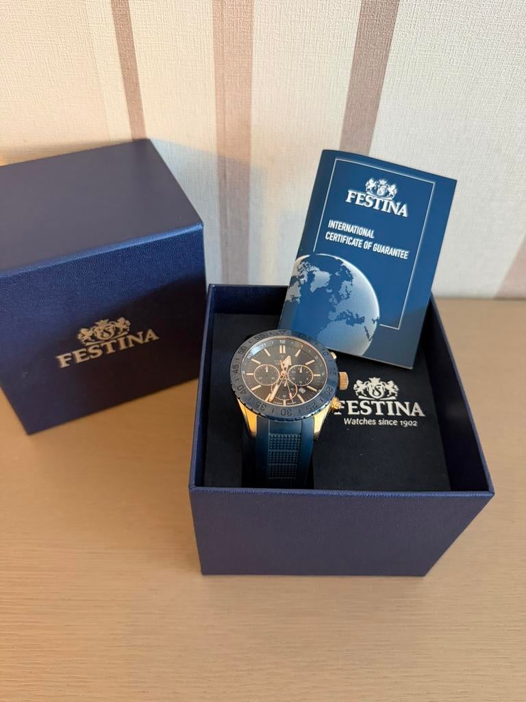 Festina horloge heren - F20516/1, Enlèvement, Utilisé