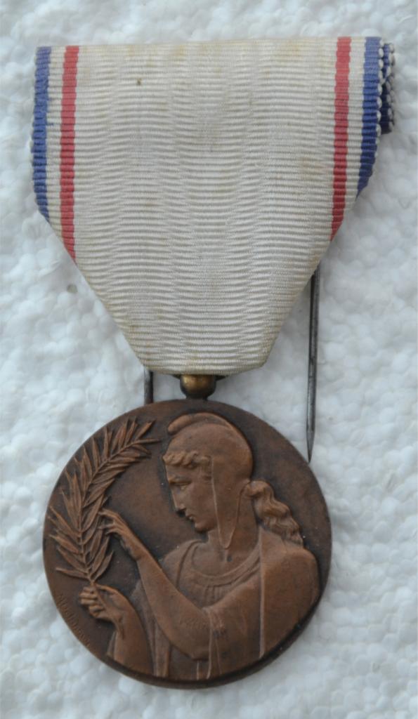Medaille, Fr bronzen Medaille Reconnaissance Francaise 40-45, Enlèvement ou Envoi, Armée de terre, Ruban, Médaille ou Ailes