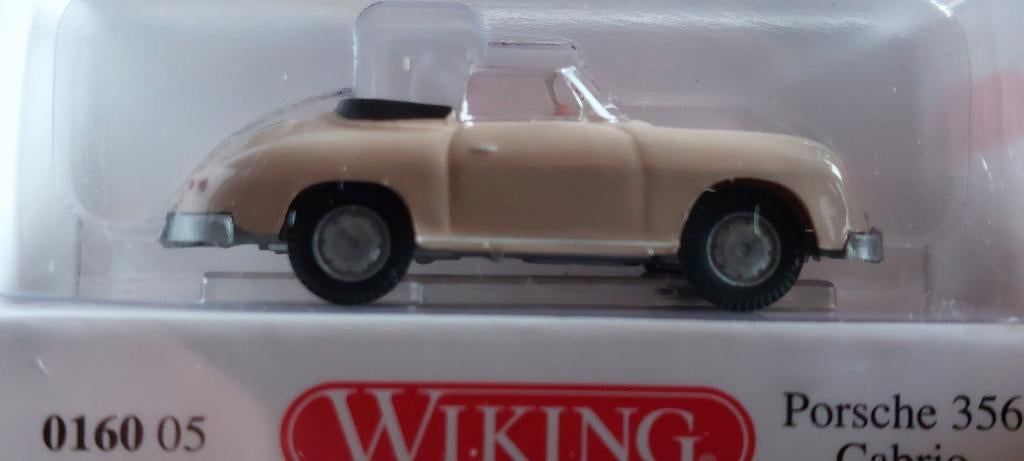 PORSCHE 356 CABRIOLET H0LK 2011 1/87, Hobby & Loisirs créatifs, Enlèvement ou Envoi, Neuf, Voiture, Wiking