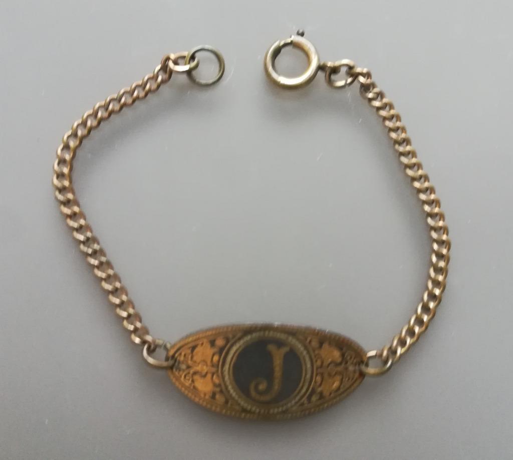 Bracelet gourmette (bijou ancien), Bijoux, Sacs & Beauté, Enlèvement, Utilisé, Or, Autres matériaux