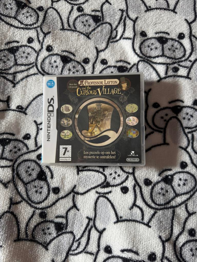 Professor layton and the curious village (nintendo ds), Games en Spelcomputers, Games | Nintendo DS, Puzzel en Educatief, 1 speler