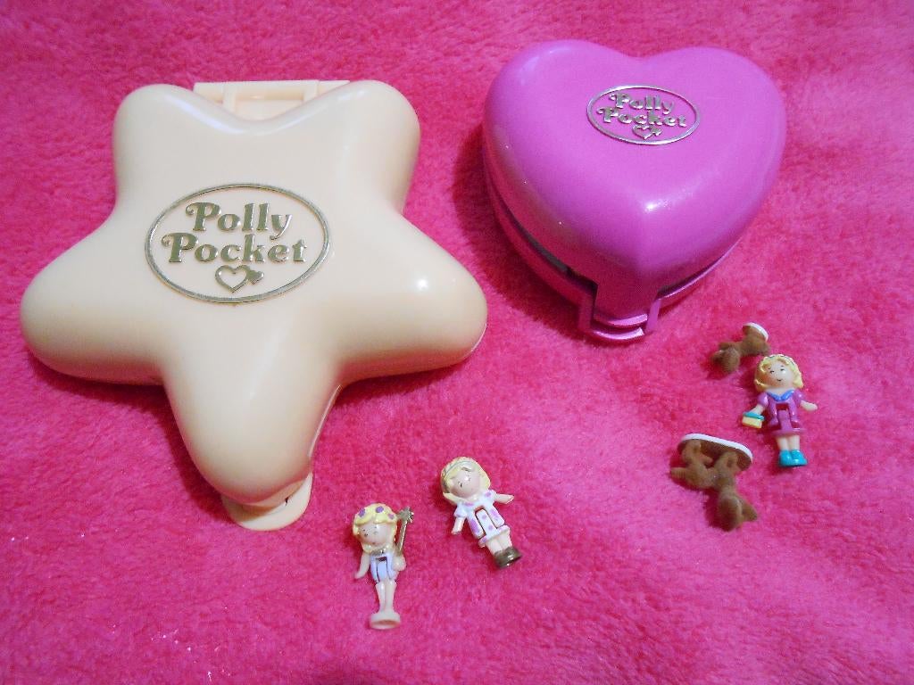 Lot Polly Pocket vintage Bluebird Precious Puppies et Hotel, Enlèvement, Comme neuf
