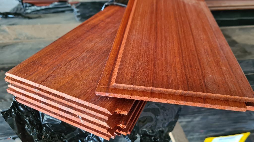 Padoek planchetten 1,5 x 13cm lengte 1,8 m tot 0,9 m, Ophalen, Minder dan 25 mm, Nieuw, Plank