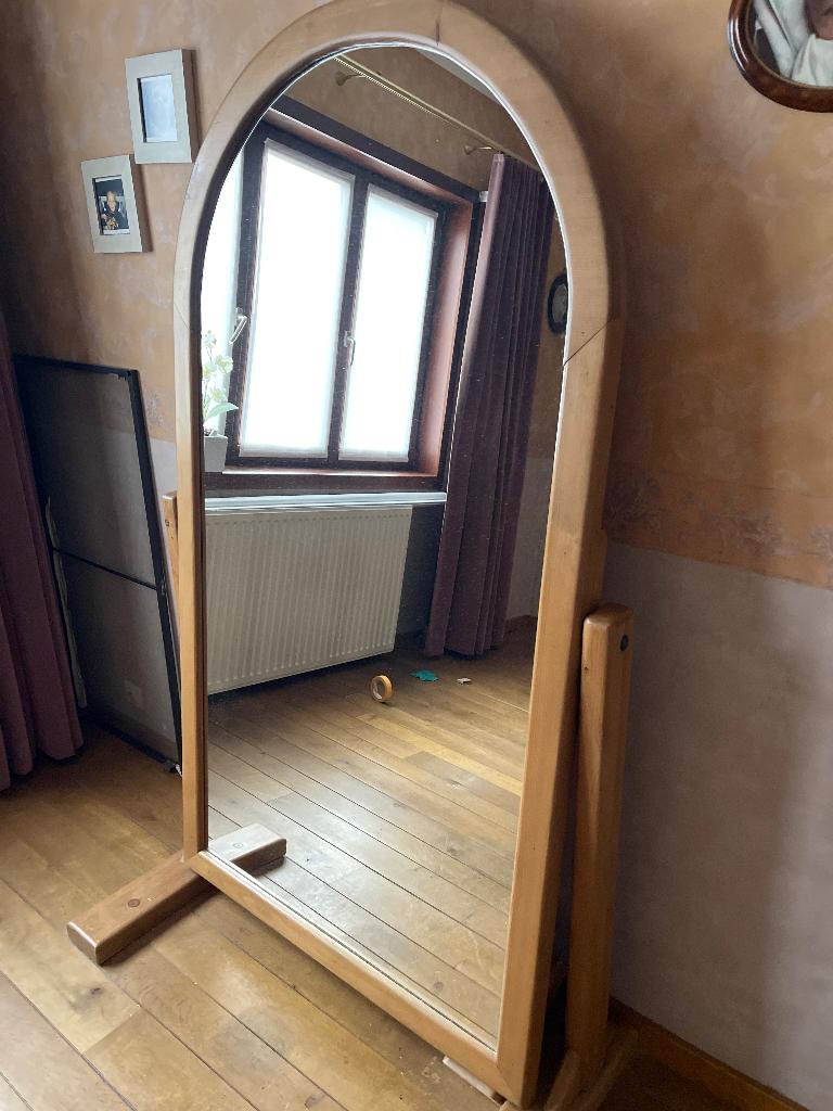 Spiegel, Huis en Inrichting, Woonaccessoires | Spiegels, Ophalen, Gebruikt, 100 tot 150 cm, 100 tot 125 cm