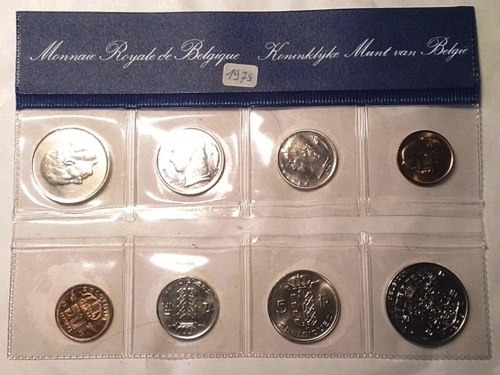 FDC muntenset België 1979, Ophalen of Verzenden, Overig, Setje