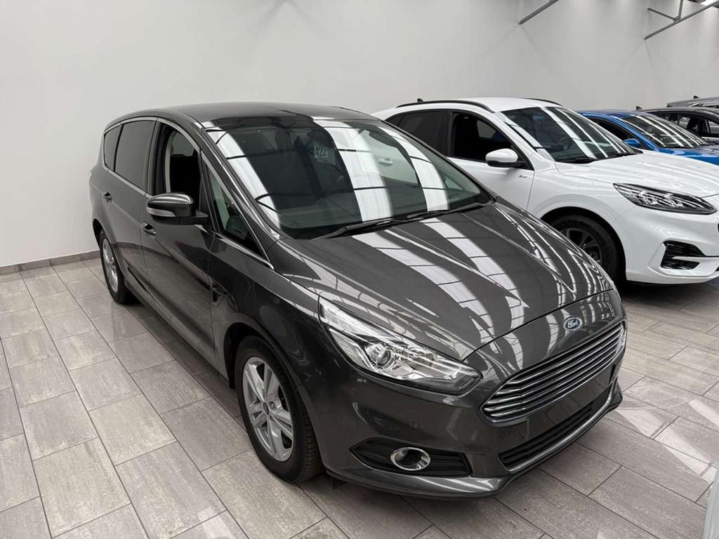 Ford S-Max TDCi Titanium Start-Stop (bj 2017, automaat), Auto's, Automaat, Stof, Gebruikt, Parkeersensor