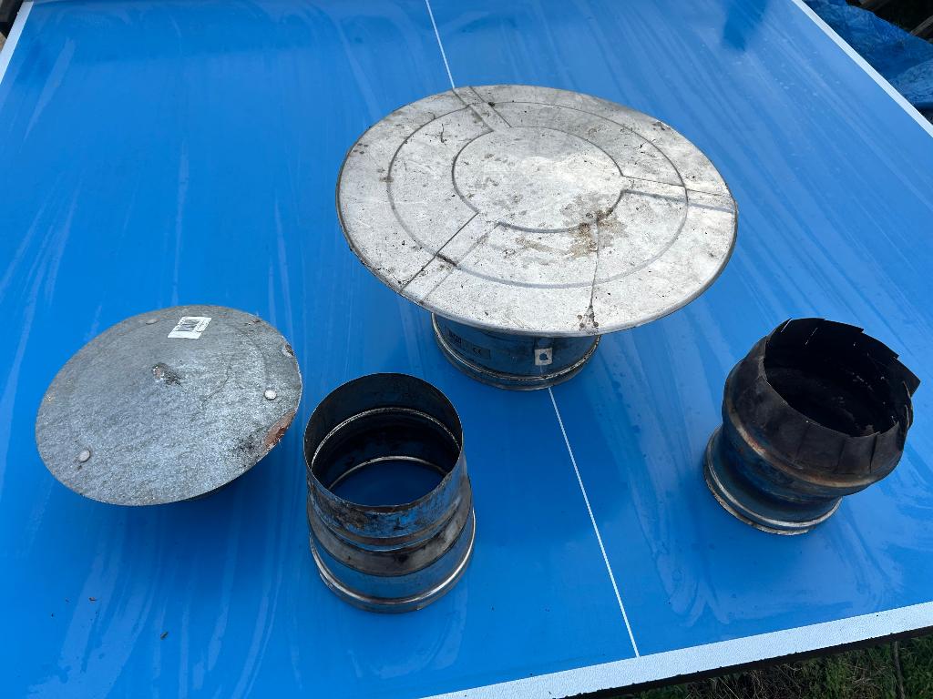 Onderdelen rookkanaal schouw inox, Ophalen, Gebruikt, Minder dan 2 meter, 80 mm of meer