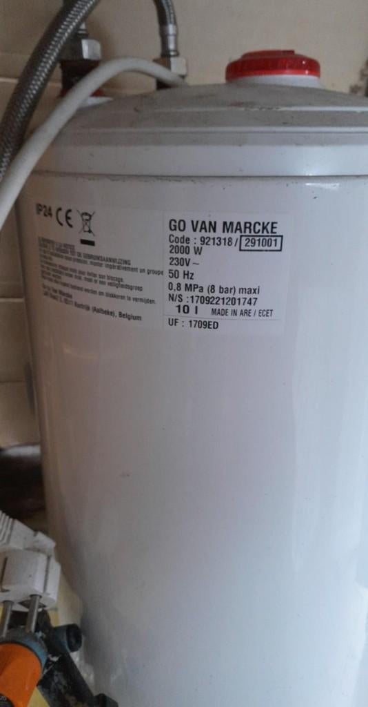 elektrische boiler - Van Marcke, Bricolage & Construction, Enlèvement, Utilisé, Boiler