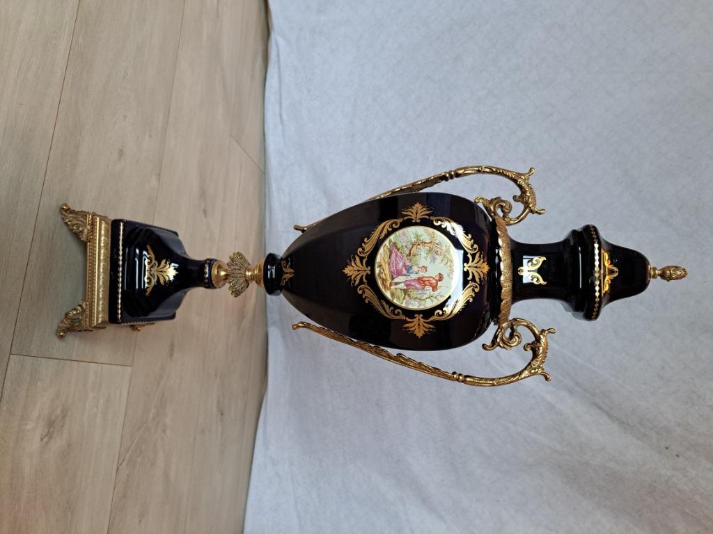 Prachtige Limoges vaas 64 cm, Antiek en Kunst, Antiek | Vazen, Ophalen