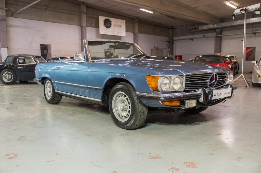 Mercedes 450 SL - 1978, Autos, 4500 cm³, Achat, Entreprise, Bleu