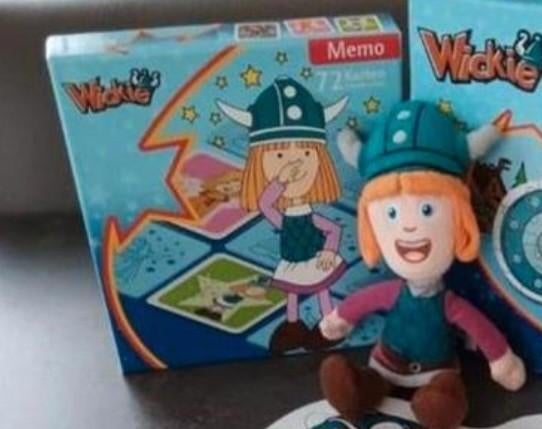 Wickie de Viking memory spel met knuffeltje, Ophalen of Verzenden