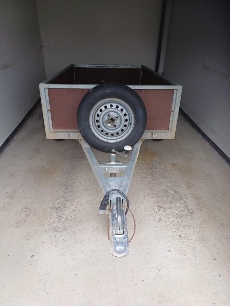 Remorque simple essieu, charge 750kg, Enlèvement, Utilisé