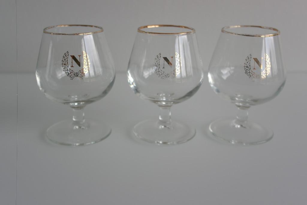 3 verres de brandy Napoléon, Collections, Enlèvement ou Envoi, Comme neuf