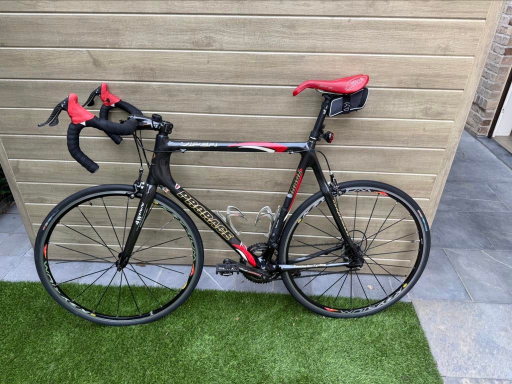 Racefiets prorace viper full carbon., Vélos & Vélomoteurs, Enlèvement, Comme neuf, Carbone