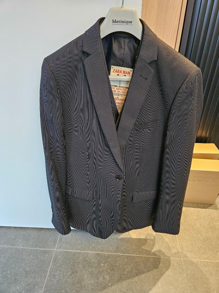 herenvest en bijhorende ondervest (feestelijke kledij!), Vêtements | Hommes, Costumes & Vestes, Comme neuf, Taille 48/50 (M), Gris