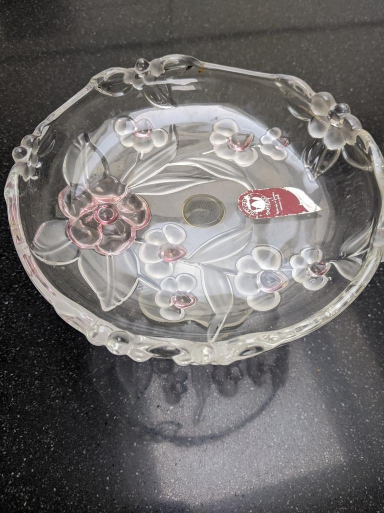 Walther glas, schaal op voet, Ophalen of Verzenden