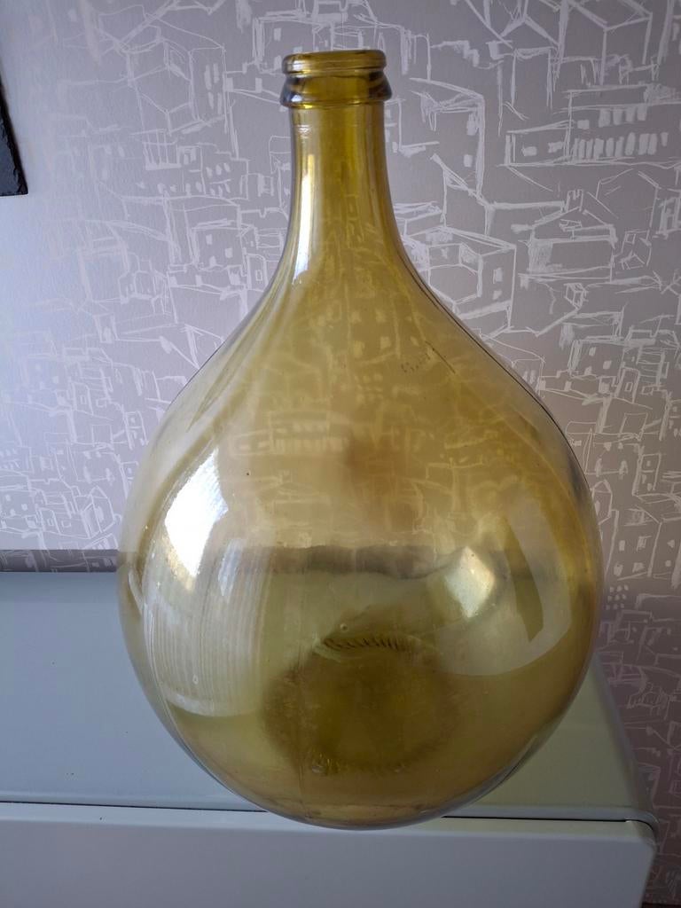 Dame Jeanne hoogte 50 cm, diameter 37 cm, Collections, Vins, Enlèvement, Utilisé