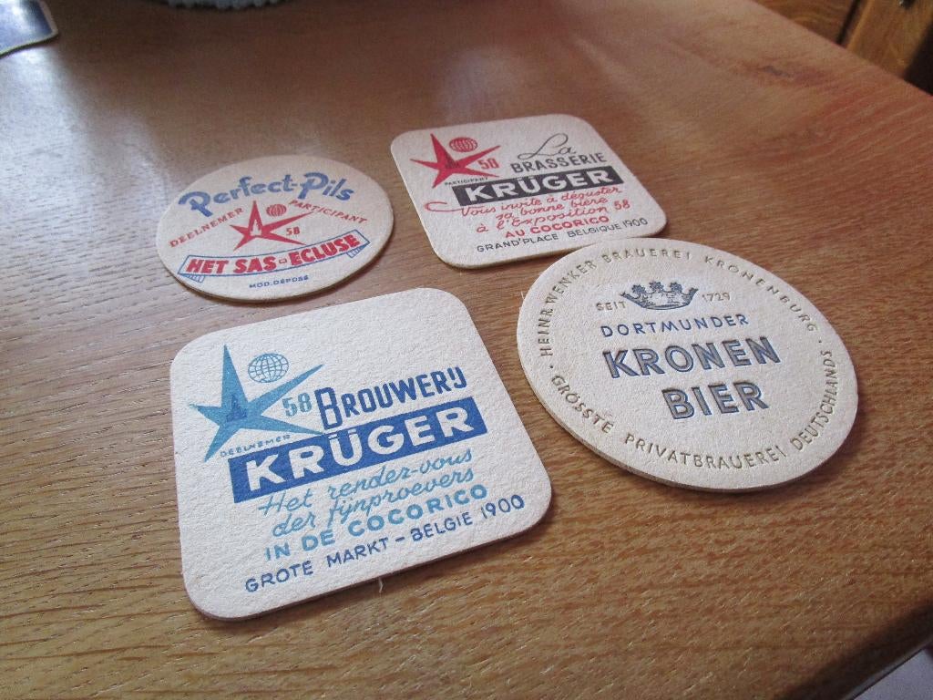 Sous-verres à bière, Collections, Envoi