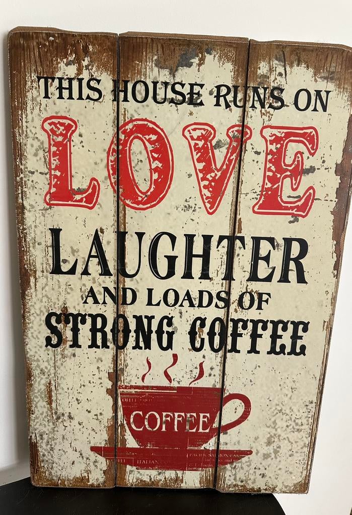 Assiette à café décorative en bois, Enlèvement, Comme neuf