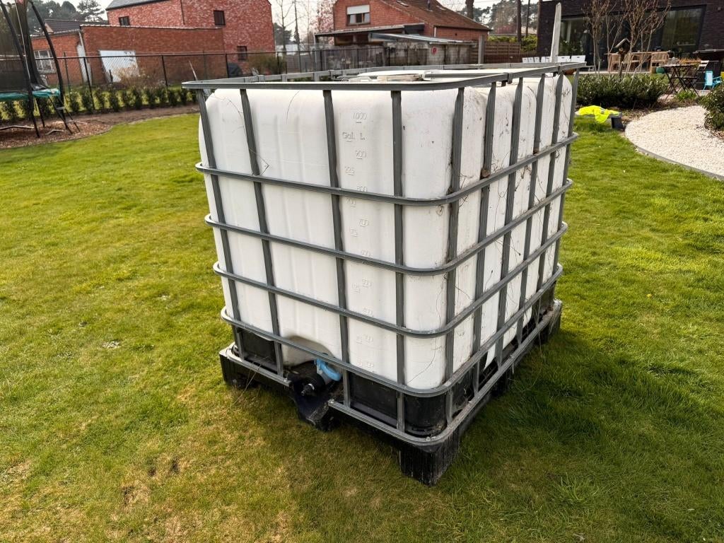 IBC vat 1000l anti alg, 150 litres ou plus, Comme neuf, Synthétique, Enlèvement