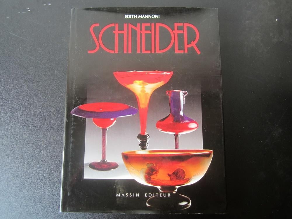 Schneider, Edith Mannoni, antiek glas , art nouveau, Verzenden