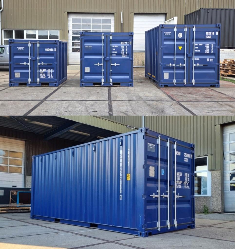 Nieuwe containers te koop 4ft 5ft 6ft 8ft 10ft 20ft, Zakelijke goederen, Machines en Bouw | Keten en Containers, Ophalen of Verzenden
