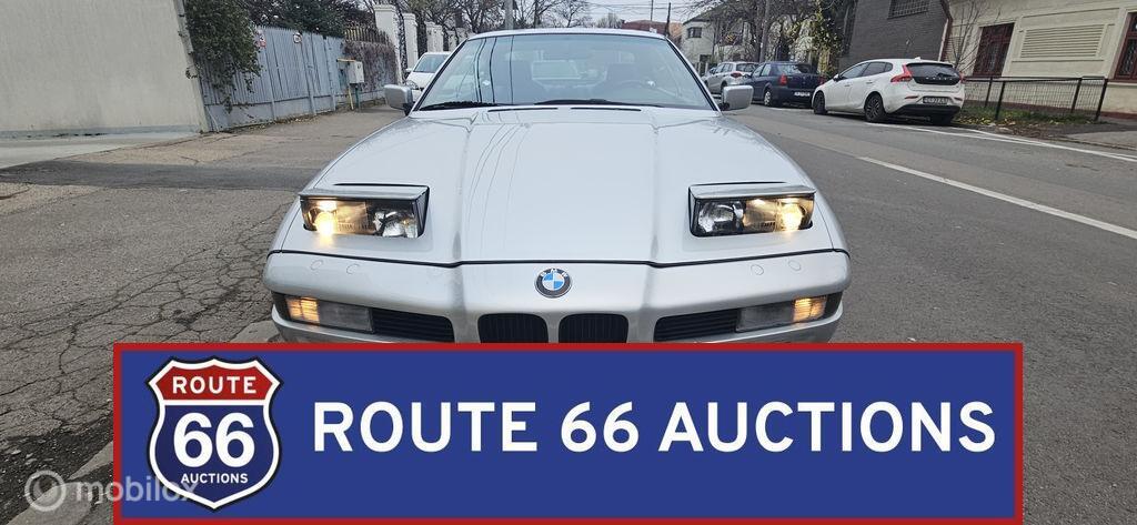 BMW 850i | 1990 | Route 66 Auctions, Zwart, Bedrijf, Handgeschakeld, Overige carrosserie