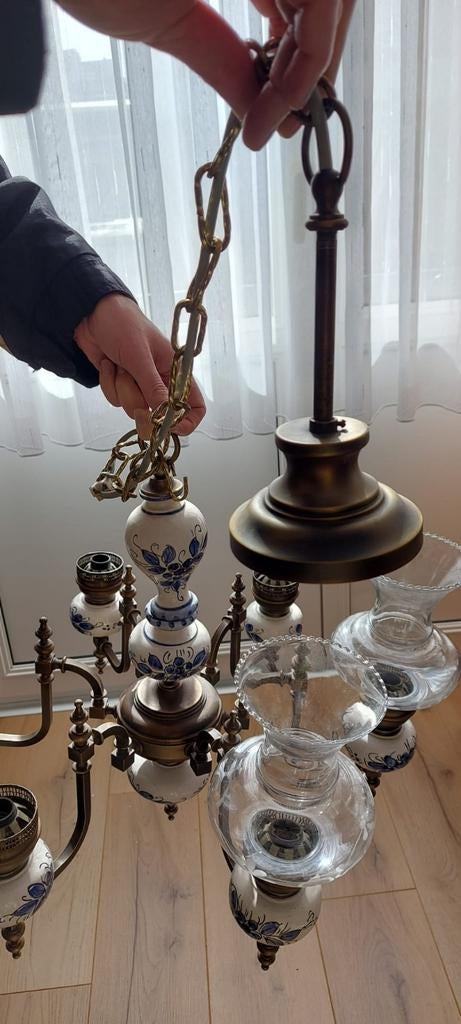 Kroonluchter met 6 lampen, Huis en Inrichting, Ophalen