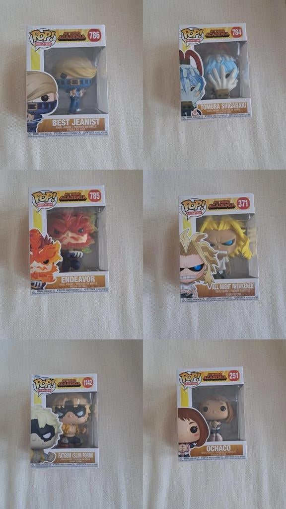 Boku no hero academia funko pops, Ophalen of Verzenden, Zo goed als nieuw