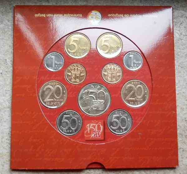 Set FDC année 2000 - Franc belge (Fr + Nl), Timbres & Monnaies, Enlèvement ou Envoi