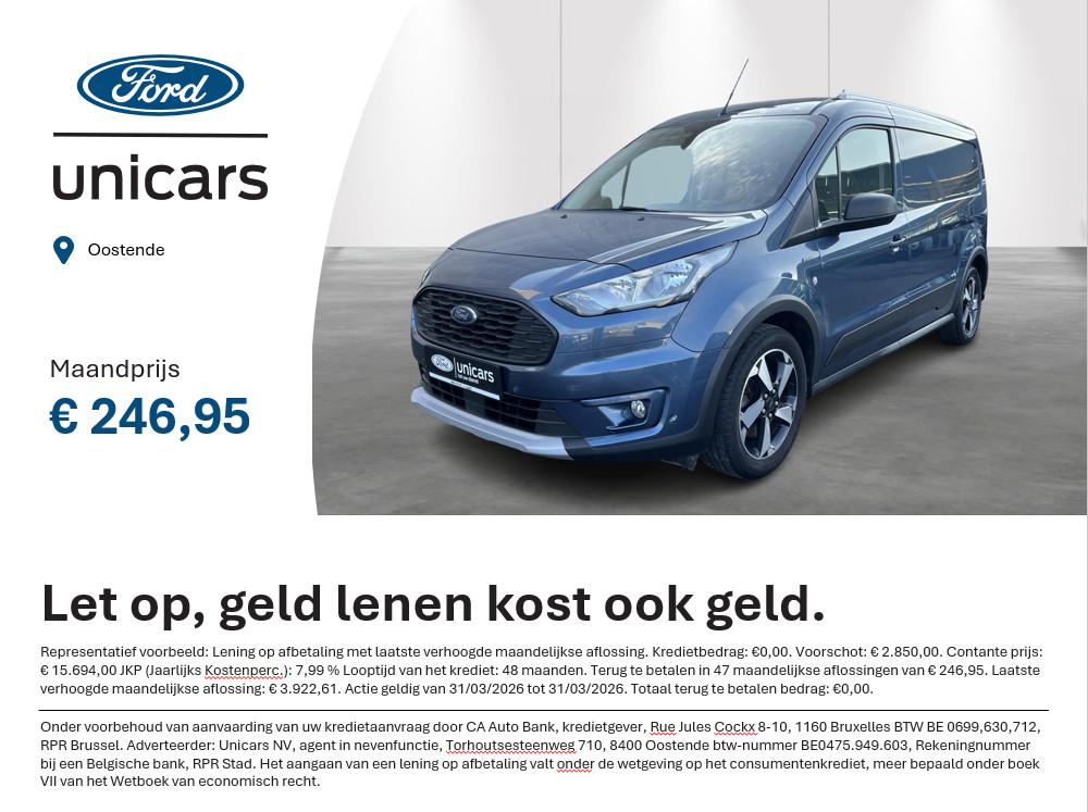 Ford Transit Connect 1.5 TDCi 74kW L2 HD Active, Autos, Camionnettes & Utilitaires, Entreprise, Achat, Air conditionné, Bluetooth