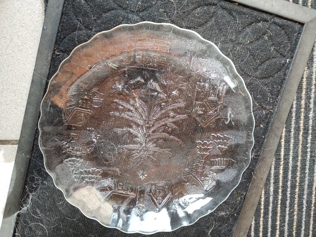 5 plats en verre, Enlèvement ou Envoi, Comme neuf, Verre, Balance ou Balances