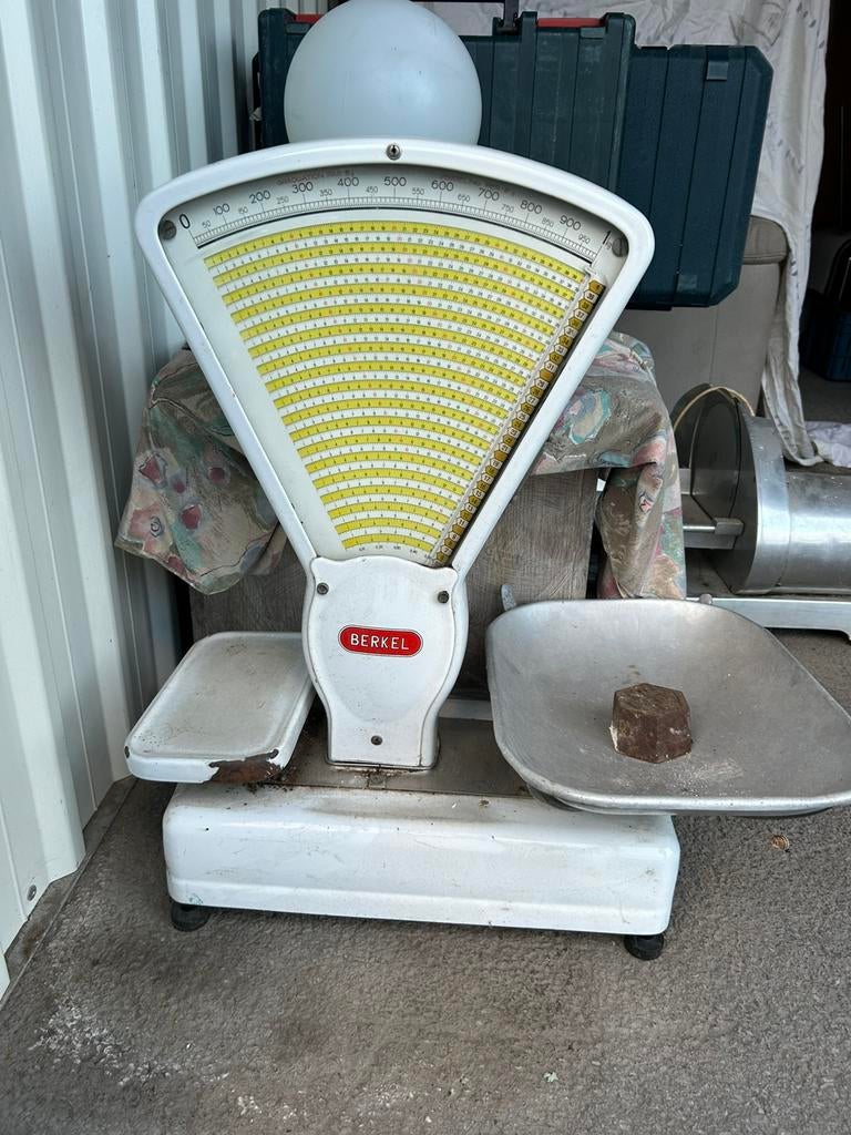 Vintage berkel weegschaal, Elektronische apparatuur, Ophalen, Winkelweegschaal, Gebruikt, Minder dan 10 kg