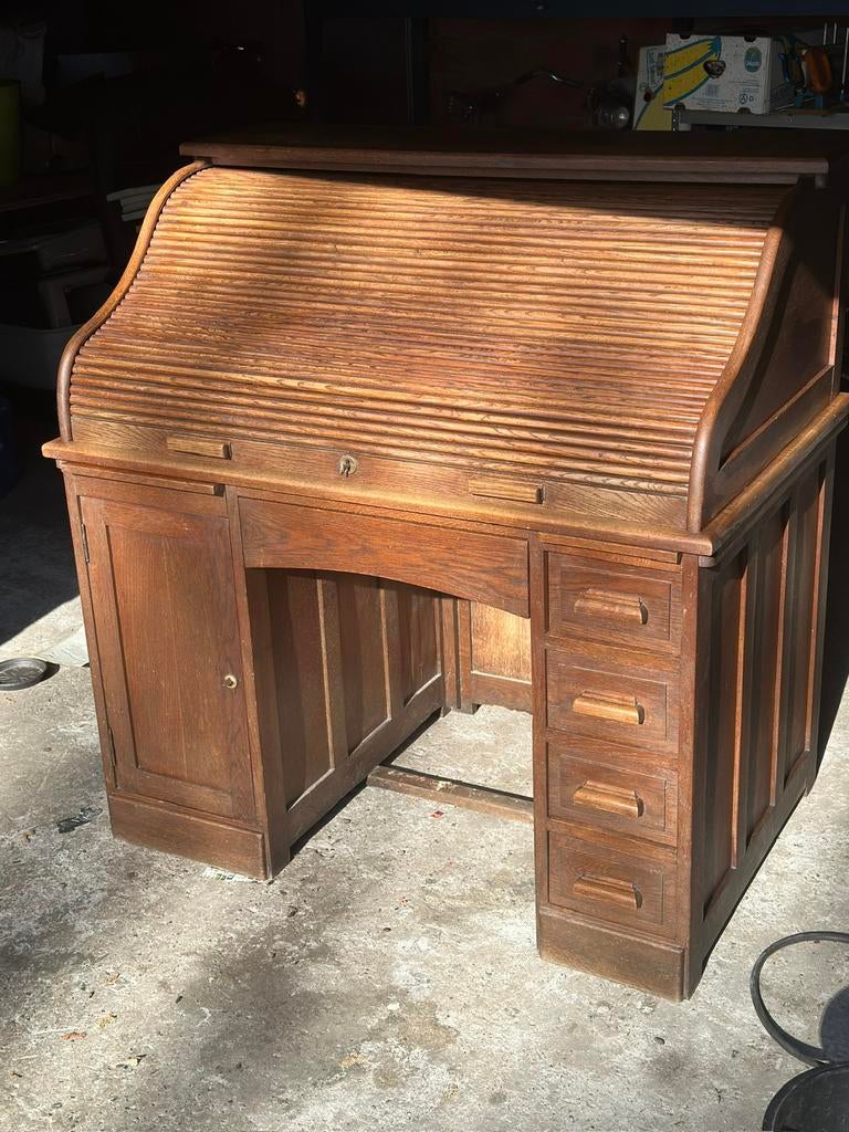 Oud rolluik bureau., Huis en Inrichting, Ophalen, Gebruikt