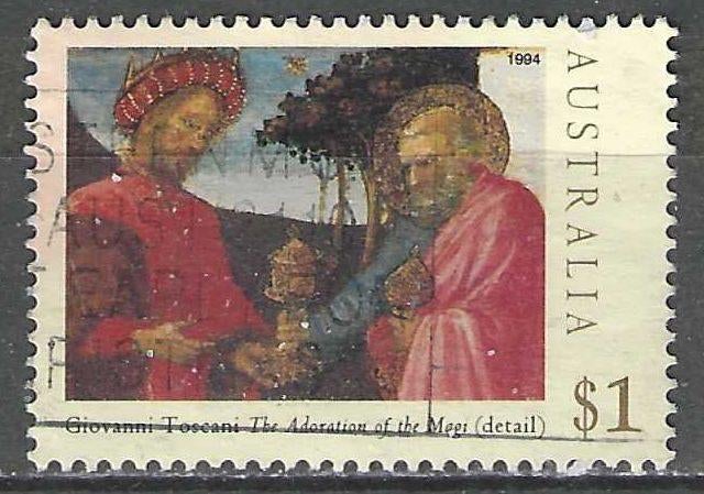 Australie 1994 - Yvert 1405 - Kerstmis - Sint Jozef (ST), Verzenden, Gestempeld