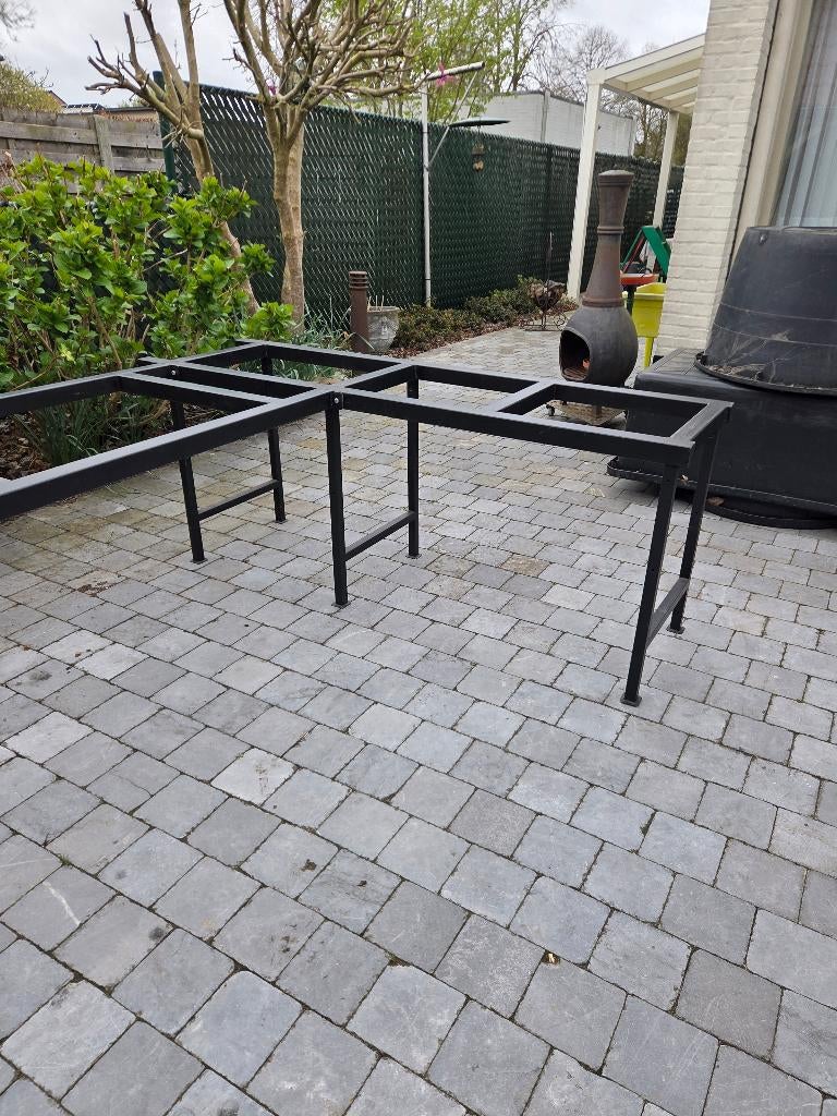 bureau  of werktafel hoek -onderstel, Huis en Inrichting, Bureaus, Zo goed als nieuw, Hoekbureau, Ophalen