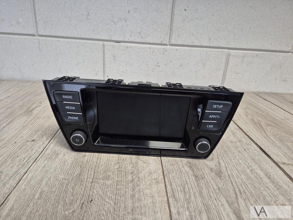 Skoda Fabia 3 2014 - 2022 radio navigatie display 6v0035869h, -, Utilisé, Skoda, -