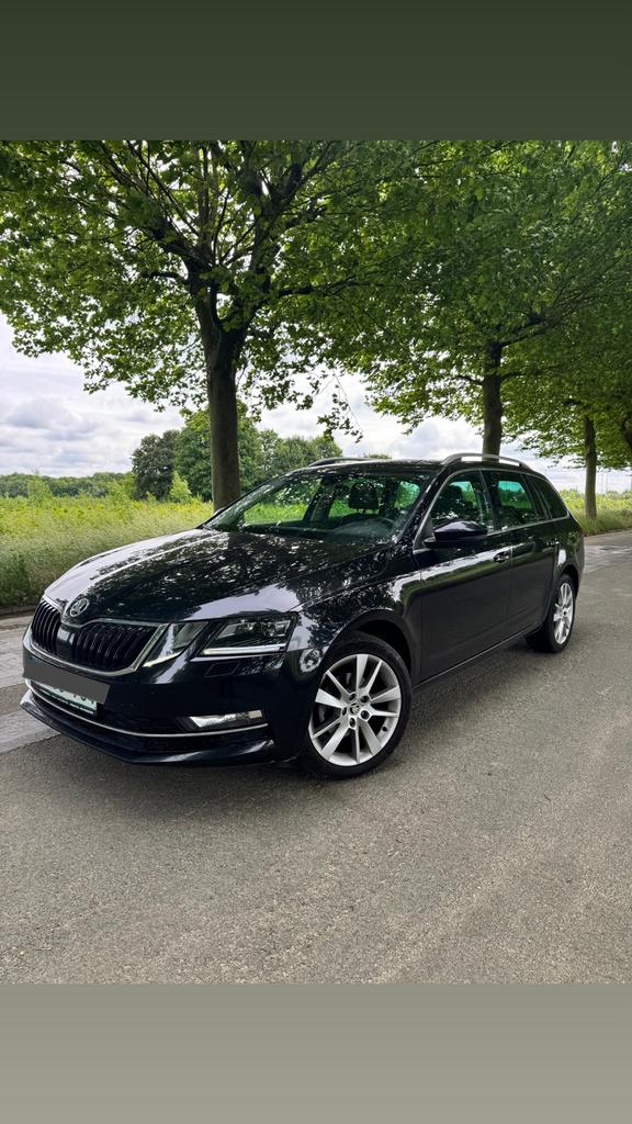 Skoda Octavia 1.6TDI - 2018 162 500 km Euro 6b, Autos, Skoda, Cuir, Achat, Euro 6, Noir