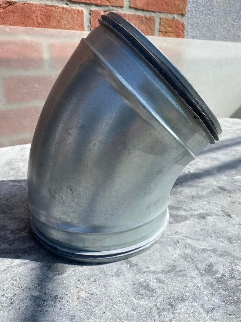 Tuyaux et coudes ventilation, Bricolage & Construction, Ventilation & Extraction, Enlèvement, Comme neuf, Ventilateur et Extracteur