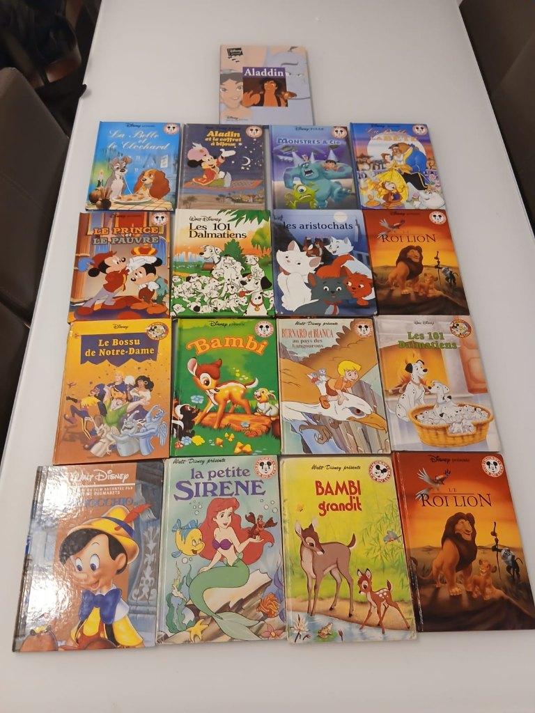 Lot de 14 livres Disney vintage, Collections, Disney, Utilisé, Autres types, Le Roi Lion ou Le Livre de la Jungle, Enlèvement ou Envoi