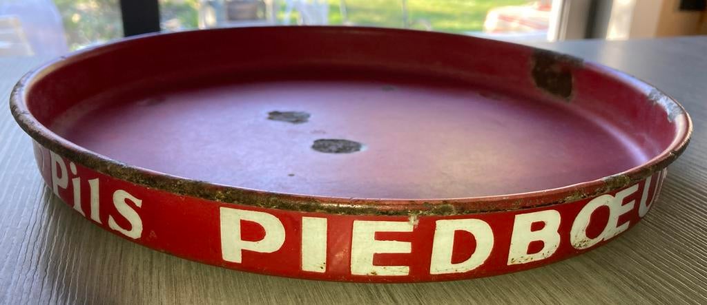Extra Pils Piedboeuf antiek dienblad, Huis en Inrichting, Woonaccessoires | Dienbladen, Ophalen of Verzenden