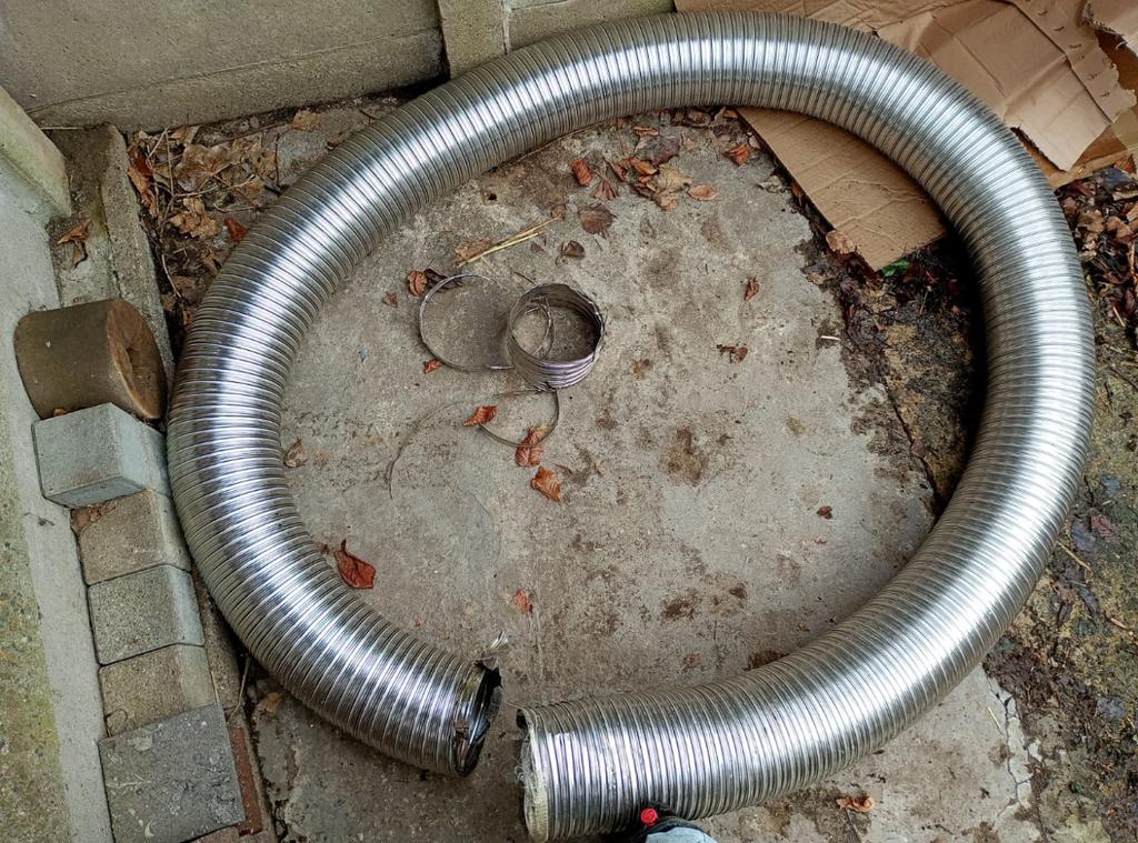 Flexibele buis, Ophalen, Nieuw