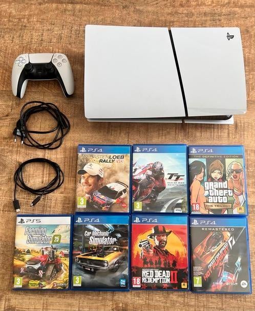 Playstation 5 Slim, édition disque 1 To +orthographe ZGAN., Enlèvement ou Envoi, Slim