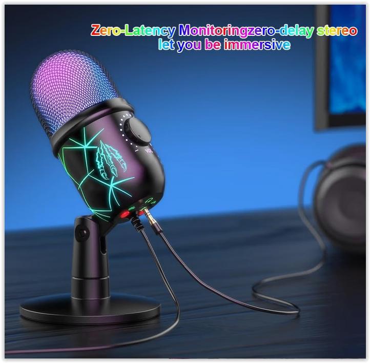 Gamingmicrofoon, pc-microfoon, podcastmicrofoon voor studio, Musique & Instruments, Microphones, Enlèvement ou Envoi, Neuf, Micro studio