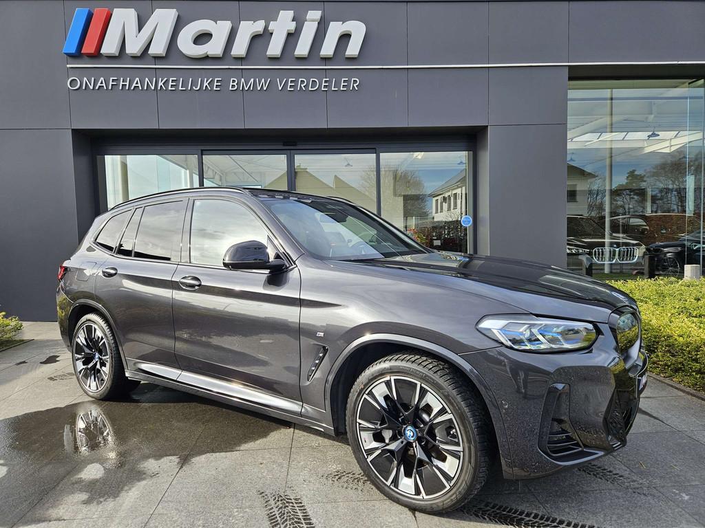 BMW iX3 Impressive FULL 20" PANO H&K ACC 360° HEADUP TRKHK, Automaat, 2740 kg, Gebruikt, Leder