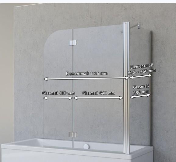 Cabine de douche pour baignoire, Maison & Meubles, Neuf, 100 à 150 cm, Enlèvement, 75 cm ou plus