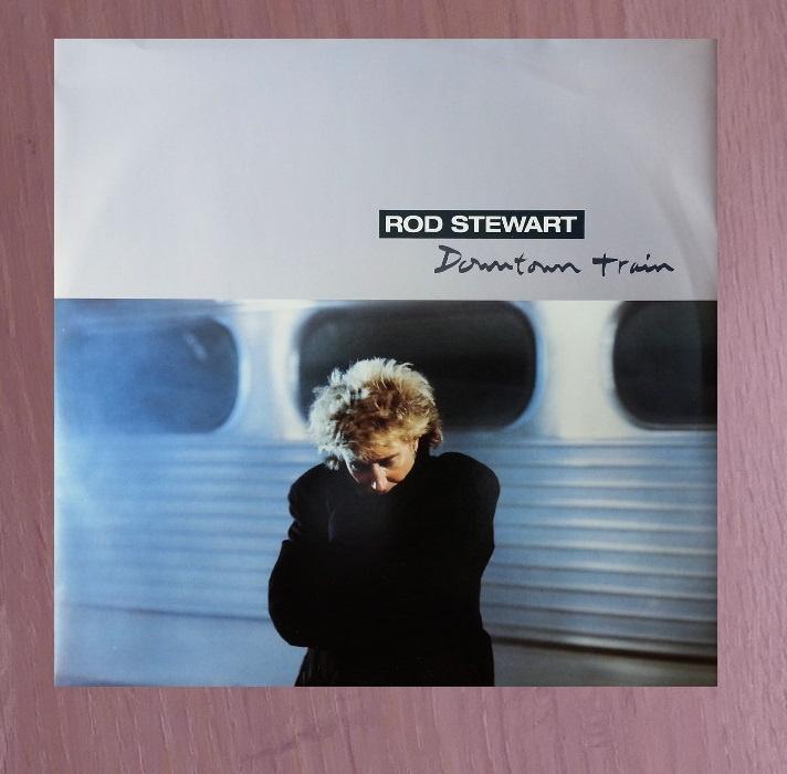12" Maxi -  Rod Stewart ‎– Downtown Train, Cd's en Dvd's, Vinyl | Rock, Ophalen of Verzenden, Gebruikt, 12 inch, Poprock