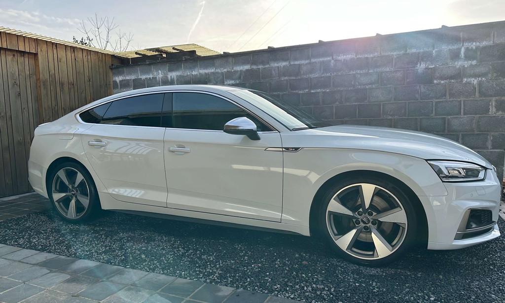 Audi S5 3.0TFSI Quattro Keyless ACC HUD Led Full Option, Automaat, 4 zetels, Gebruikt, Zwart